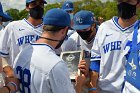 Baseball vs Babson NEWMAC Finals  Wheaton College vs Babson College play in the NEWMAC baseball championship finals. - (Photo by Keith Nordstrom) : Wheaton, baseball, NEWMAC, Babson